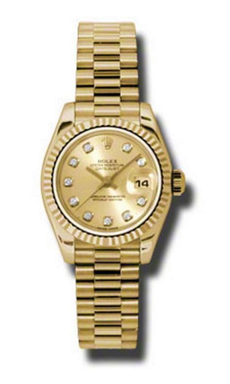 rolex lady oro coccodrillo|rolex lady datejust gold.